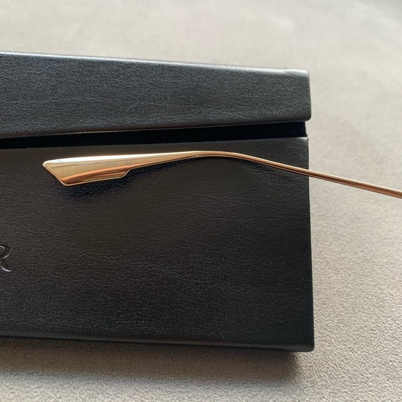 NWT DIOR Link3F Sunglasses Square Tortoise Gold - Picture 10 of 16